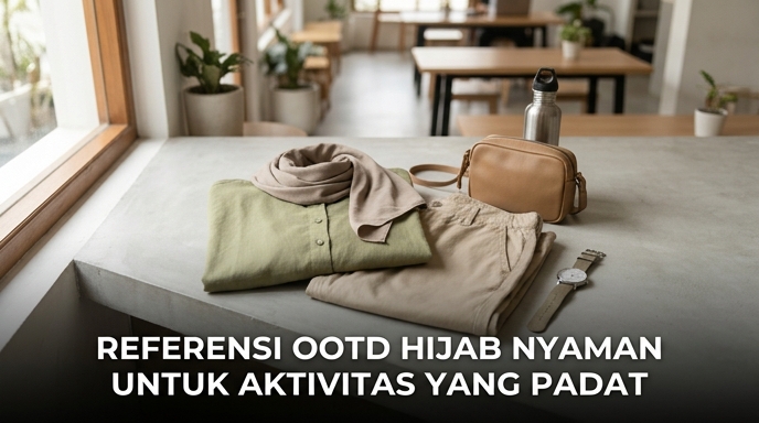 Referensi OOTD Hijab Nyaman Untuk Aktivitas Yang Padat